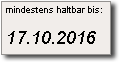 Mindesthaltbarkeit